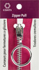 Coats Zipper Pull-Silver 1" Ring - F11-602SI - 073650014574