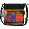 Laurel Burch Crossbody Purse Zipper Top 10"X10"-Feline Friends - LB776 - 651462074025 Laurel Burch Crossbody Purse Zipper Top 10"X10"-Feline Friends - LB776 - 651462074025