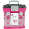 Creative Options Grab'n Go 3-By Rack System-13"X10"X14" Magenta & Sparkle Gray 1363-85 - 024099513630