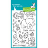 Lawn Fawn Clear Stamps 4"X6"-Critters In The Jungle LF803