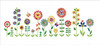 Tobin Stamped For Embroidery Pillowcase Pair 20"X30"-Whimsy Floral T232180