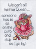 Design Works Counted Cross Stitch Kit 5"X7"-The Queen (14 Count) 2956