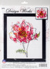 Design Works Counted Cross Stitch Kit 5"X7"-Pink Floral (14 Count) - 2970 - 021465029702