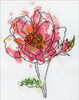 Design Works Counted Cross Stitch Kit 5"X7"-Pink Floral (14 Count) 2970