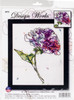 Design Works Counted Cross Stitch Kit 5"X7"-Lilac Floral (14 Count) 2972 - 021465029726