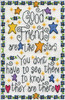 Design Works Counted Cross Stitch Kit 5"X7"-Good Friends (14 Count) 3226