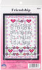 Design Works Counted Cross Stitch Kit 5"X7"-Friendship (14 Count) DW3227 - 021465032276