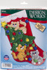 Design Works Felt Stocking Applique Kit 18" Long-Decorating Kittens - DW5245 - 021465052458 Design Works Felt Stocking Applique Kit 18" Long-Decorating Kittens - DW5245 - 021465052458
