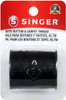 Singer Button & Carpet Thread 50yd-Black 67110 - 075691671105