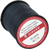 Singer Button & Carpet Thread 50yd-Black 67110