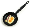 3 Pack Wee Creations Miniatures Pan Of Eggs And Bacon 2.5"MD61145