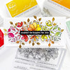 Pinkfresh Studio Clear Stamp Set 4"X6"-Charming Floral Border PF134621