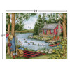 Lang Jigsaw Puzzle 500 Pieces-Picnic By The Lake 5039180