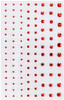 Spellbinders Color Essentials Gems 108/Pkg-Red Mix SCS-140