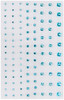 3 Pack Spellbinders Color Essentials Gems 108/Pkg-Teal Mix SCS-148