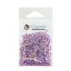 6 Pack - Buttons Galore Crystalz Clear Flat Back Gems-Grape - CRZ-106 - 840934009676