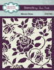 3 Pack Creative Expressions 6"X6" Stencil By Sam Poole-Woven Rose CEST063