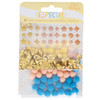3 Pack - Obed Marshall Especial Mixed Embellishments-Enamel Dots, Sequins & Mini Pom Poms - OM003870 - 718813910477
