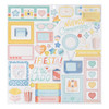 3 Pack Obed Marshall Especial Chipboard Stickers 12"X12"-Icons & Phrase OM003873 - 718813910507
