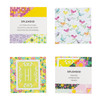 3 Pack - Paige Evans Splendid Mini Swatch Books 2"X2" 72/Pkg-Pattern & Phrase, 36 Sheets Each - PE003786