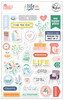 3 Pack PinkFresh Puffy Stickers-Life Right Now PFLI2322