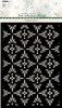 2 Pack Studio Light Essentials 5.82"X8.25" Stencil-Nr. 76, Wallpaper Pattern ESMASK76