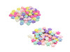 6 Pack Craft Medley Acrylic Beads 50g-Heart/Star BD539-A