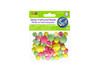 6 Pack Craft Medley Gloss Wood Beads 42/Pkg-Pastel Blend CW335-D - 775749257465