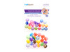 6 Pack Craft Medley Fashion Beads 40/Pkg-Round BD490-B - 775749247992