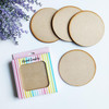 3 Pack - Dress My Craft MDF Coasters 4"X4" 4/Pkg-Round - DMCA6132