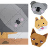 3 Pack - Yasutomo FBN Origami Paper Finger Puppets Kit 3/Pkg-Zoo Animals - Y4348 3 Pack - Yasutomo FBN Origami Paper Finger Puppets Kit 3/Pkg-Zoo Animals - Y4348