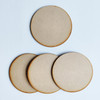 Dress My Craft MDF Coasters 4"X4" 4/Pkg-Round - DMCA6132