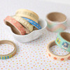 Obed Marshall Especial Washi Tape 8/Pkg-W/Gold Foil Accents OM003859