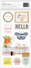 Jen Hadfield Live & Let Grow Thickers Stickers 24/Pkg-Phrase W/Gold Foil JH003821