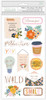 Jen Hadfield Live & Let Grow Thickers Stickers 24/Pkg-Phrase W/Gold Foil JH003821