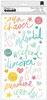 Heidi Swapp Sun Chaser Thickers Stickers 184/Pkg-Phrase HS315779
