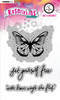 Art By Marlene Essentials Cling Stamp-Nr. 129, Just A Butterfly STAMP129