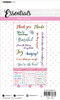 Studio Light Essentials Clear Stamps-Nr. 178, Sentiments/Wishes Thanks STAMP178 - 8713943132302
