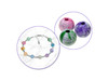 Craft Medley Acrylic Bead Set 10mm-Marble Mix BD489-A