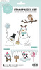 Studio Light Sweet Stories Stamp & Die Set-Nr. 19, Snowman SSSCD19 - 87139431311908713943131190