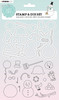 Studio Light Sweet Stories Stamp & Die Set-Nr. 19, Snowman SSSCD19