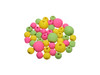 Craft Medley Gloss Wood Beads 42/Pkg-Pastel Blend CW335-D