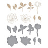 Spellbinders Glimmer Hot Foil Plate & Die By Yana Smakula-Magnolia Bouquet -GLP306 - 812062036145