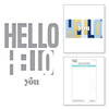 Spellbinders Etched Dies-Hello YouBe Bold Color Block S5476