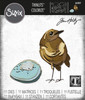 Sizzix Thinlits Dies By Tim Holtz 11/Pkg-Bird & Egg Colorize 665857