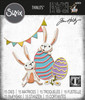 Sizzix Thinlits Dies By Tim Holtz 15/Pkg-Bunny Games 665850