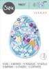 Sizzix Thinlits Dies By Jenna Rushforth 15/Pkg-Intricate Floral Easter Egg 665818