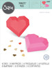 Sizzix Thinlits Dies By Kath Breen 6/Pkg-Geo Heart Box 665827