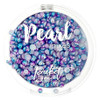 3 Pack Picket Fence Gradient Flatback Pearls-Bright Blue & Soft Violet PFPM-109 - 745558028990