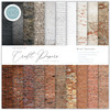 Craft Consortium Double-Sided Paper Pad 6"X6" 40/Pkg-Brick Textures, 20 Designs - CPAD019B - 50609219303005060921930300